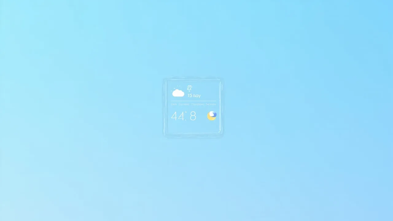 电脑桌面怎么显示天气时间
