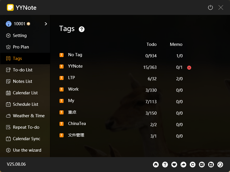 YYNote Category Tags YYNote Category Tags